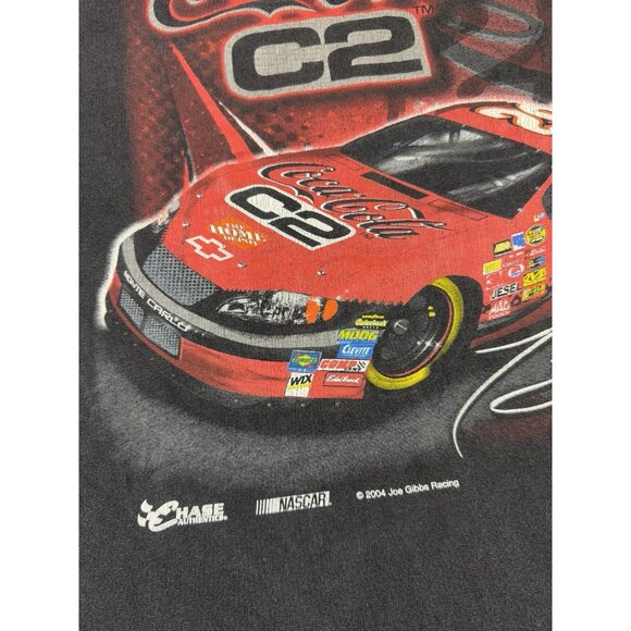 Vintage Y2K Nascar Coca Cola C2 Tony Stewart Racing Chase Authentics Faded XL T - Picture 4 of 12